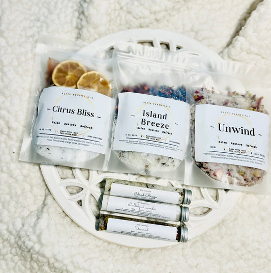 Natural Salts Bath soaks Package